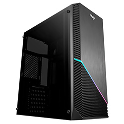 Gabinete Gamer Aigo Rainbow 1 - Preto 