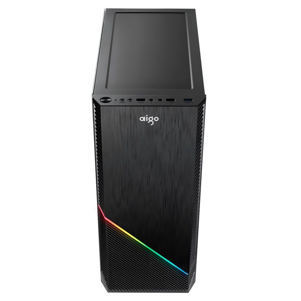 Gabinete Gamer Aigo Rainbow 1 - Preto 