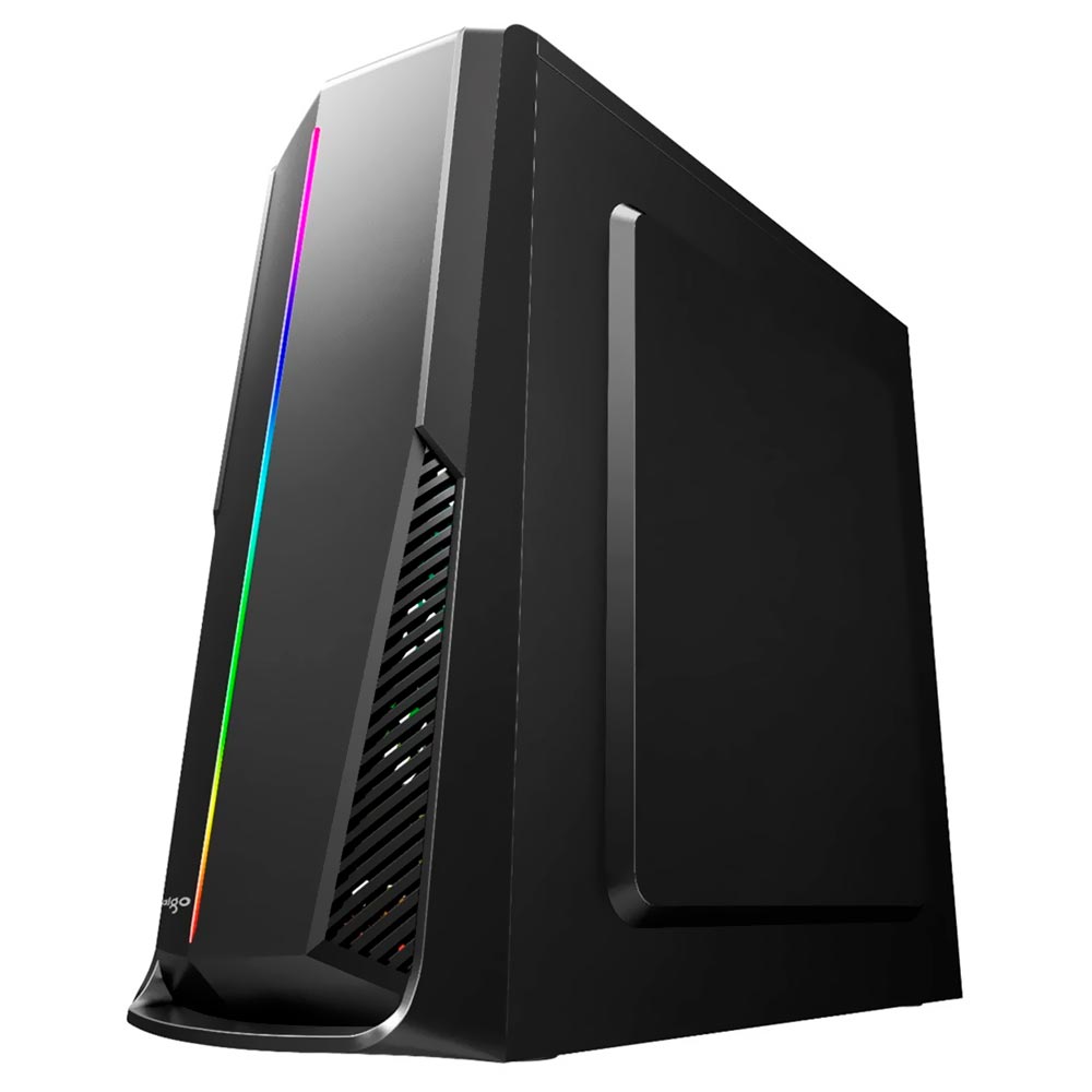 Gabinete Gamer Aigo Rainbow 6 - Preto 