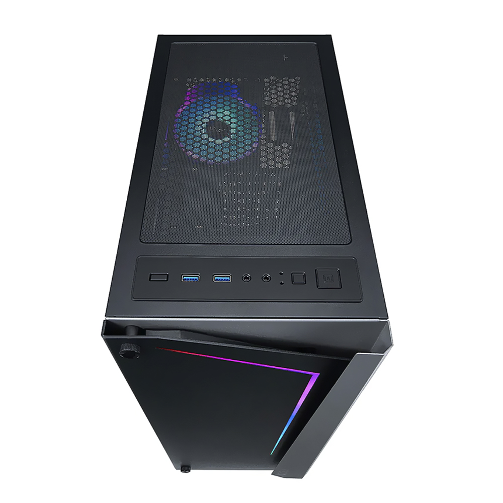 Gabinete Gamer Azza Apollo 430 CSAZ-430B-DF2 Mid Tower / 1 Cooler / RGB