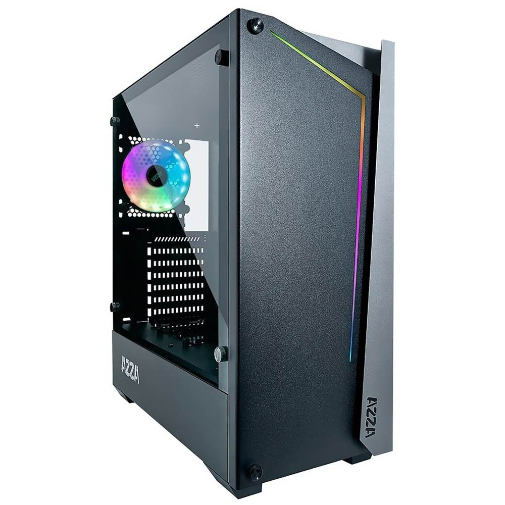 Gabinete Gamer Azza Apollo 430 CSAZ-430B-DF2 Mid Tower / 1 Cooler / RGB