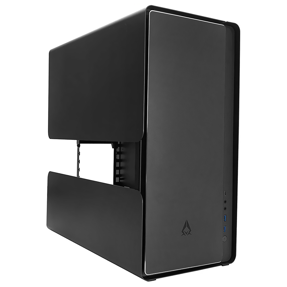 Gabinete Gamer AZZA Cast CSAZ-808B Mid Tower / 1 Cooler / RGB - Preto 