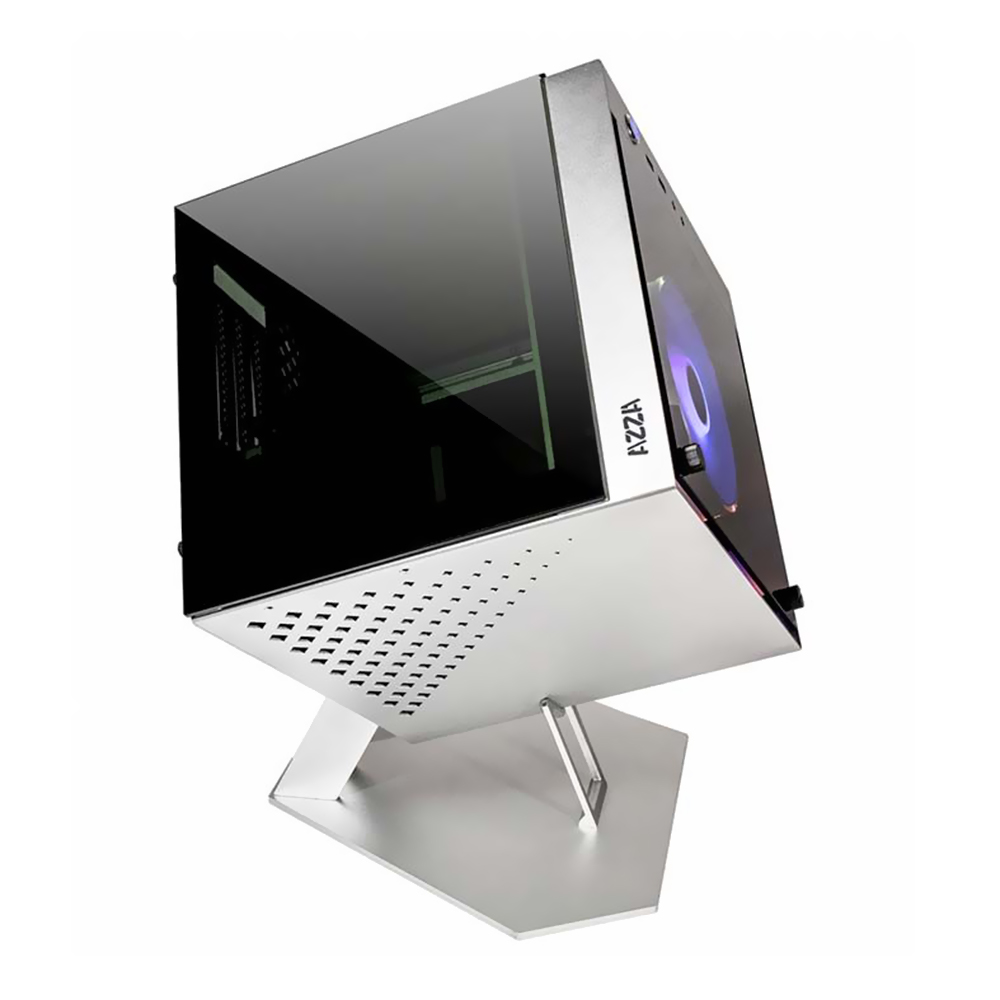 Gabinete Gamer AZZA Cube Mini 805 / 1 Cooler - Prata 