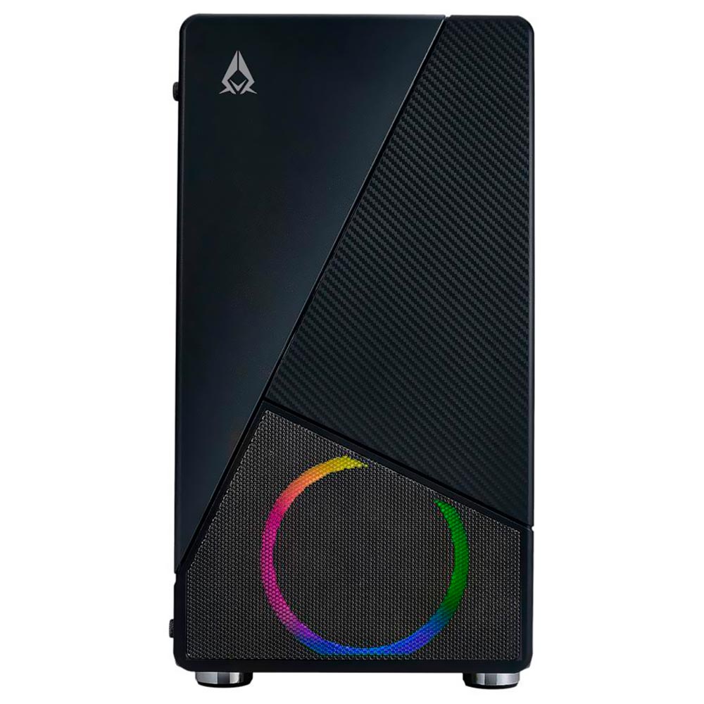 Gabinete Gamer AZZA Noir 130 CSAZ-130 Mid Tower / 2 Cooler / RGB - Preto