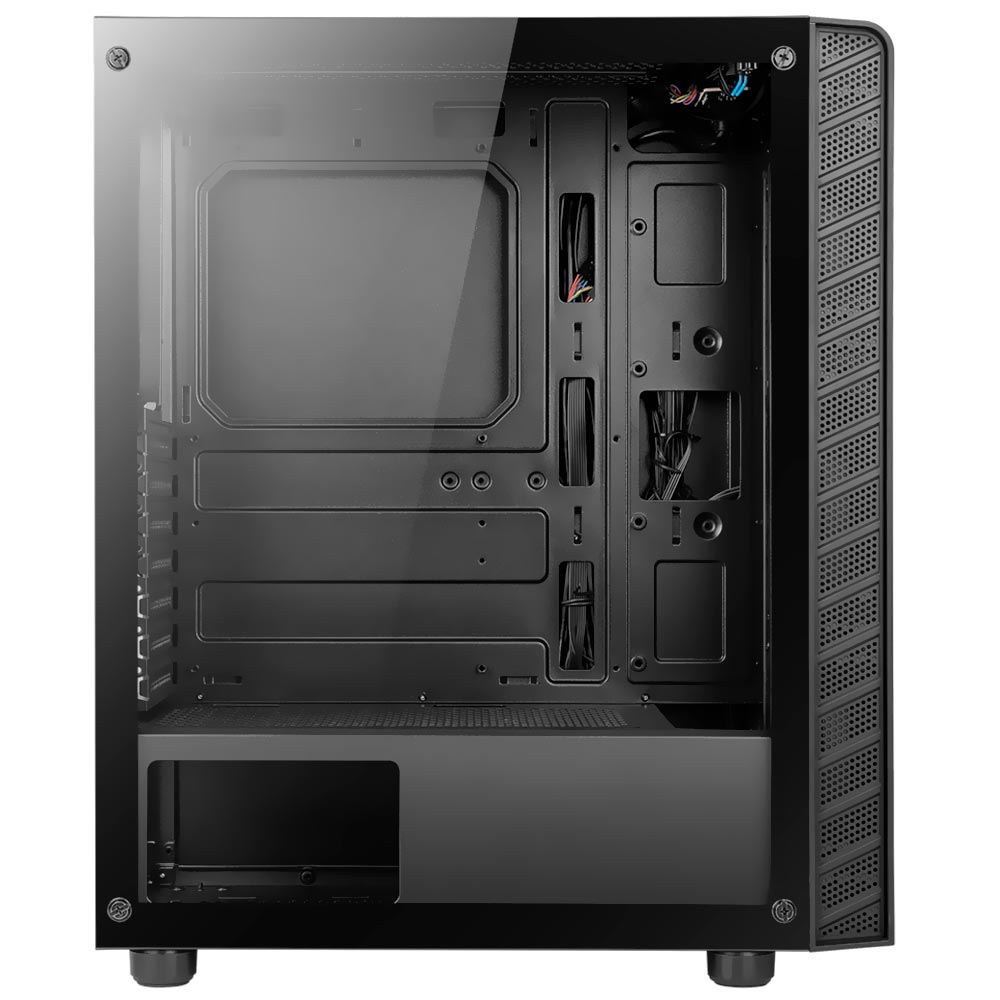 Gabinete Gamer AZZA Prime 360 CSAZ-360 Mid Tower / 3 Cooler / RGB - Preto