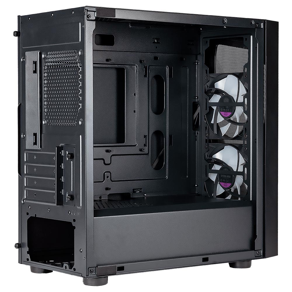 Gabinete Gamer Cooler Master CMP 320 Mid Tower / 2 Cooler / ARGB - Preto (CP320-KGNN-S00)