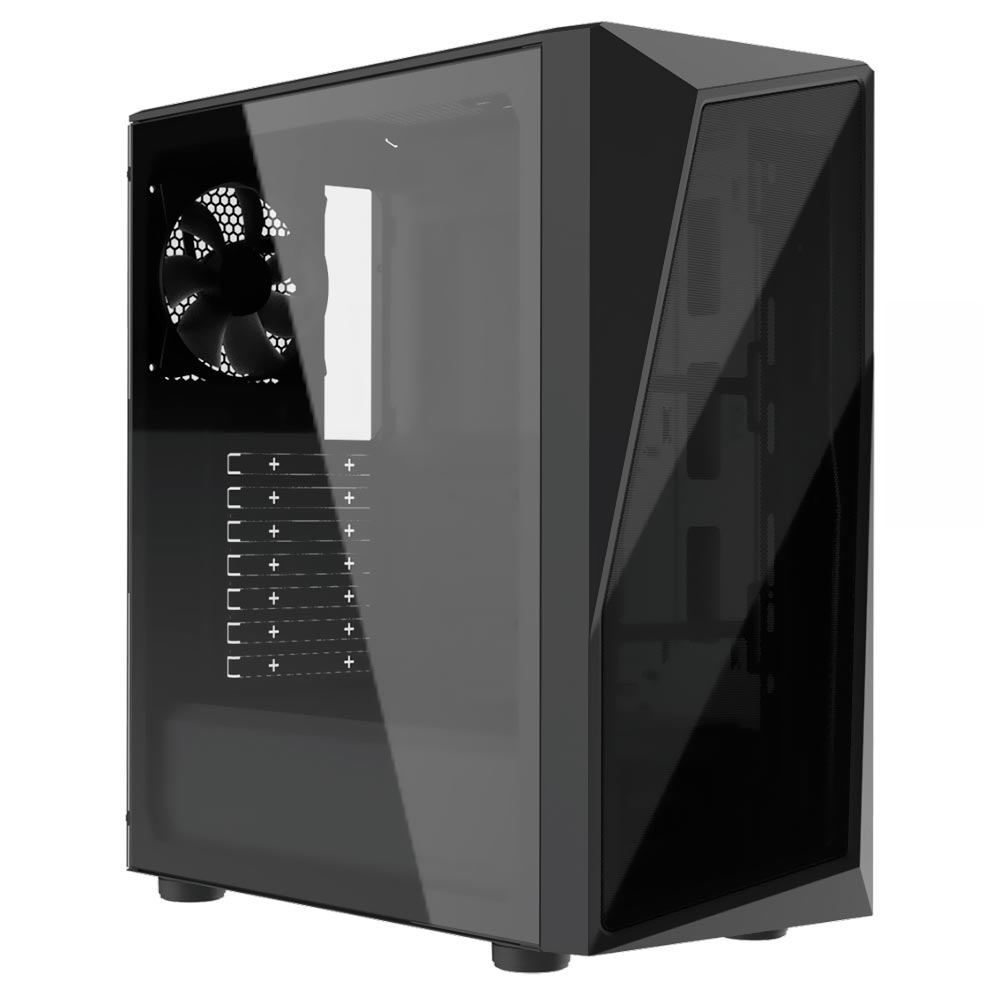 Gabinete Gamer Cooler Master CMP 520L Mid Tower / 1 Cooler - Preto (CP520-KGNN-S03)
