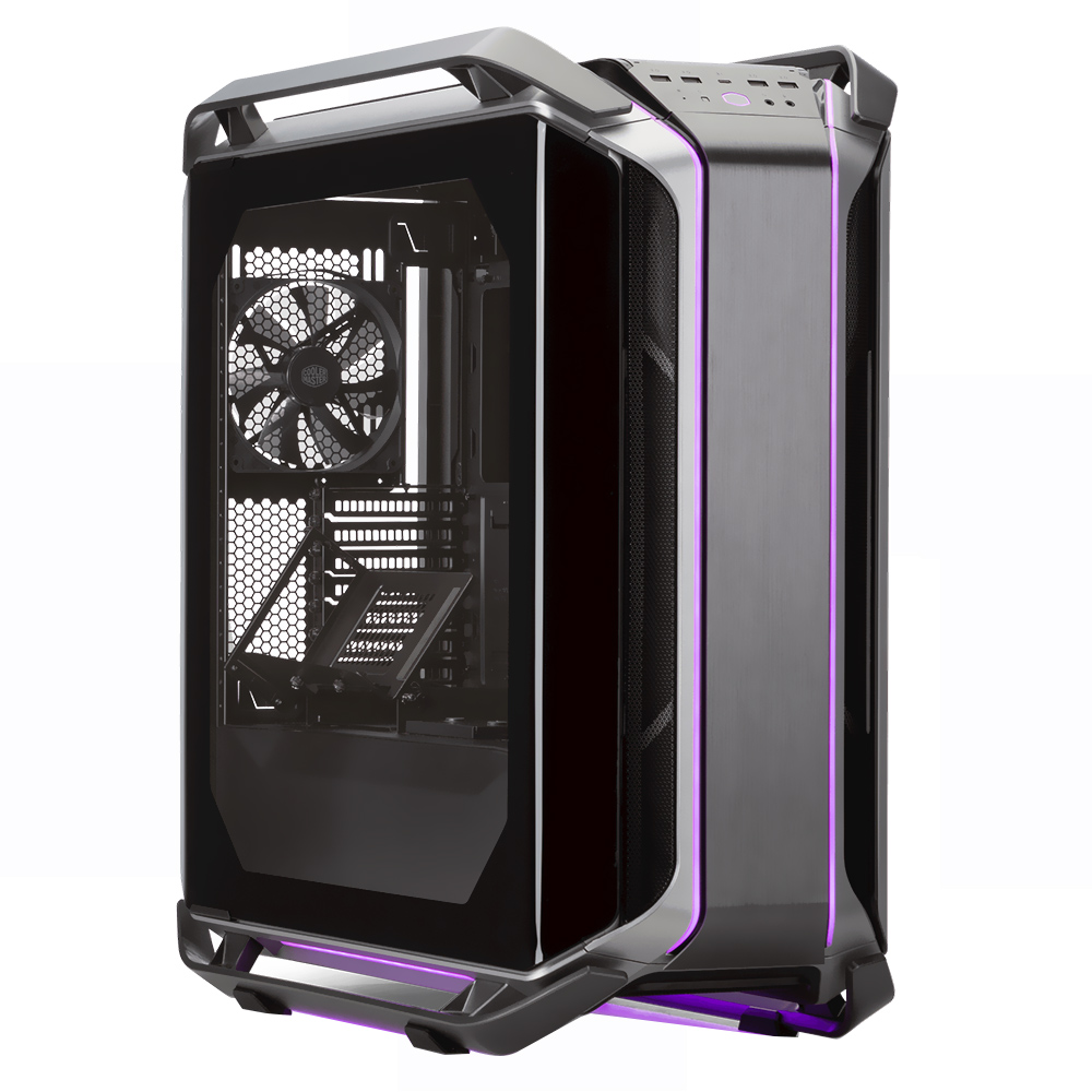 Gabinete Gamer Cooler Master Cosmo C700M Full Tower / 4 Cooler / RGB - Preto / Prata (MCC-C700M-MG5N-S00)