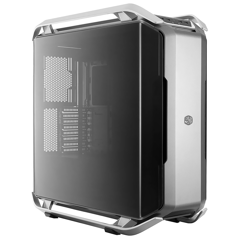 Gabinete Gamer Cooler Master Cosmo C700P Full Tower / 3 Cooler / RGB - Preto / Prata (MCC-C700P-KG5N-S00)