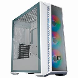 Gabinete Gamer Cooler Master Masterbox 520 Mesh Mid Tower / 3 Cooler / ARGB - Branco (MB520-WGNN-S00)