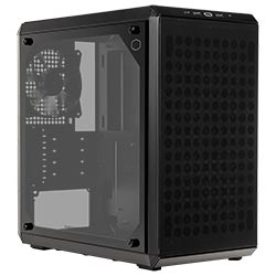 Gabinete Gamer Cooler Master Masterbox Q300L V2 Mini Tower / 1 Cooler / ARGB - Preto (Q300LV2-KGNN-S01)