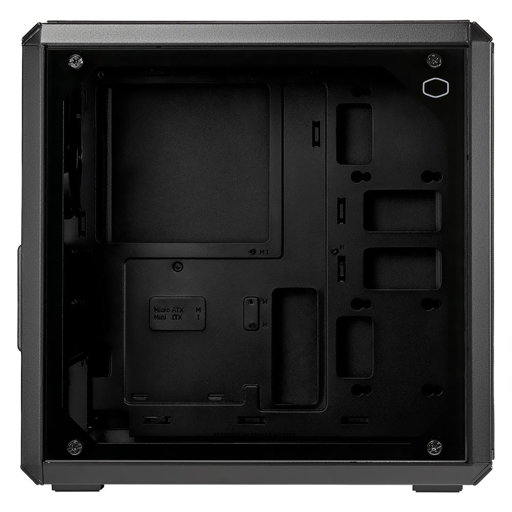 Gabinete Gamer Cooler Master Masterbox Q300L V2 Mini Tower / 1 Cooler / ARGB - Preto (Q300LV2-KGNN-S01)