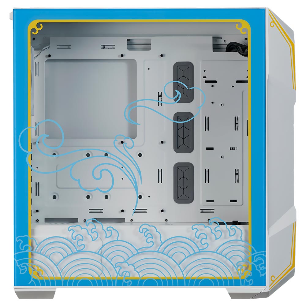 Gabinete Gamer Cooler Master Masterbox TD500 Mesh V2 SF6 Chun-Li Mid Tower / 3 Cooler / ARGB - Branco (TD500V2-WGNN-SCL)