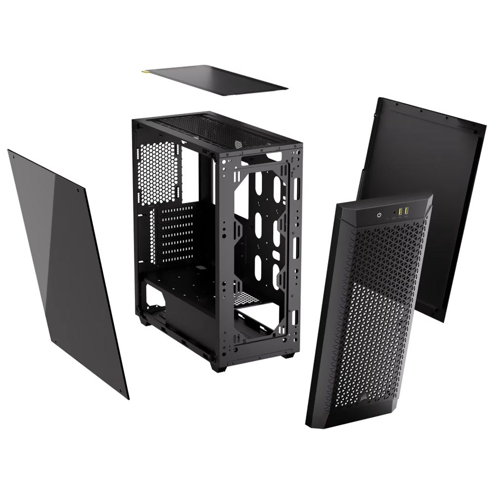 Gabinete Gamer Corsair 480T Airflow CC-9011271-WW Mid Tower - Preto