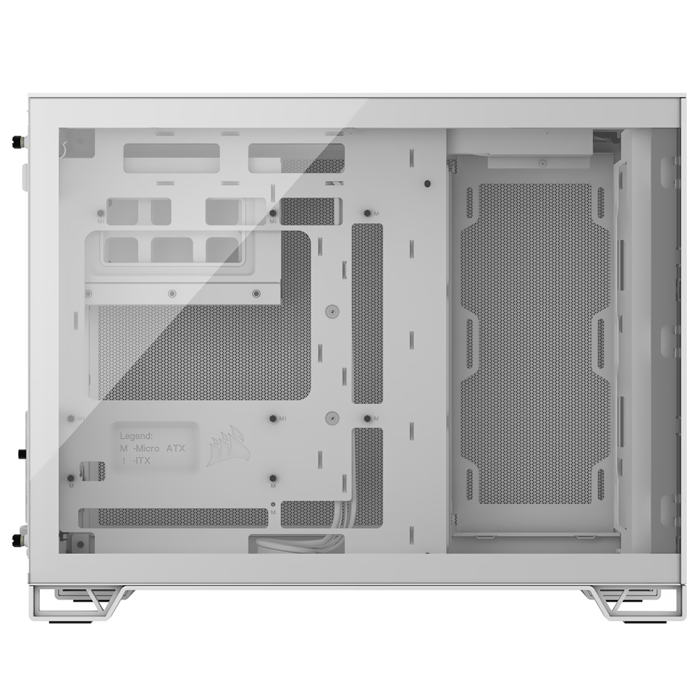 Gabinete Gamer Corsair CC-9011264-WW 2500 Series AirFlow Mid Tower - Branco