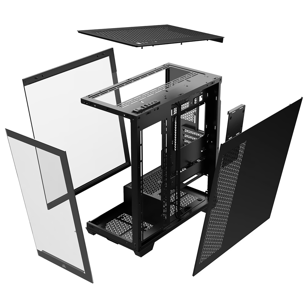 Gabinete Gamer Corsair CC-9011276-WW 3500X Mid Tower - Preto