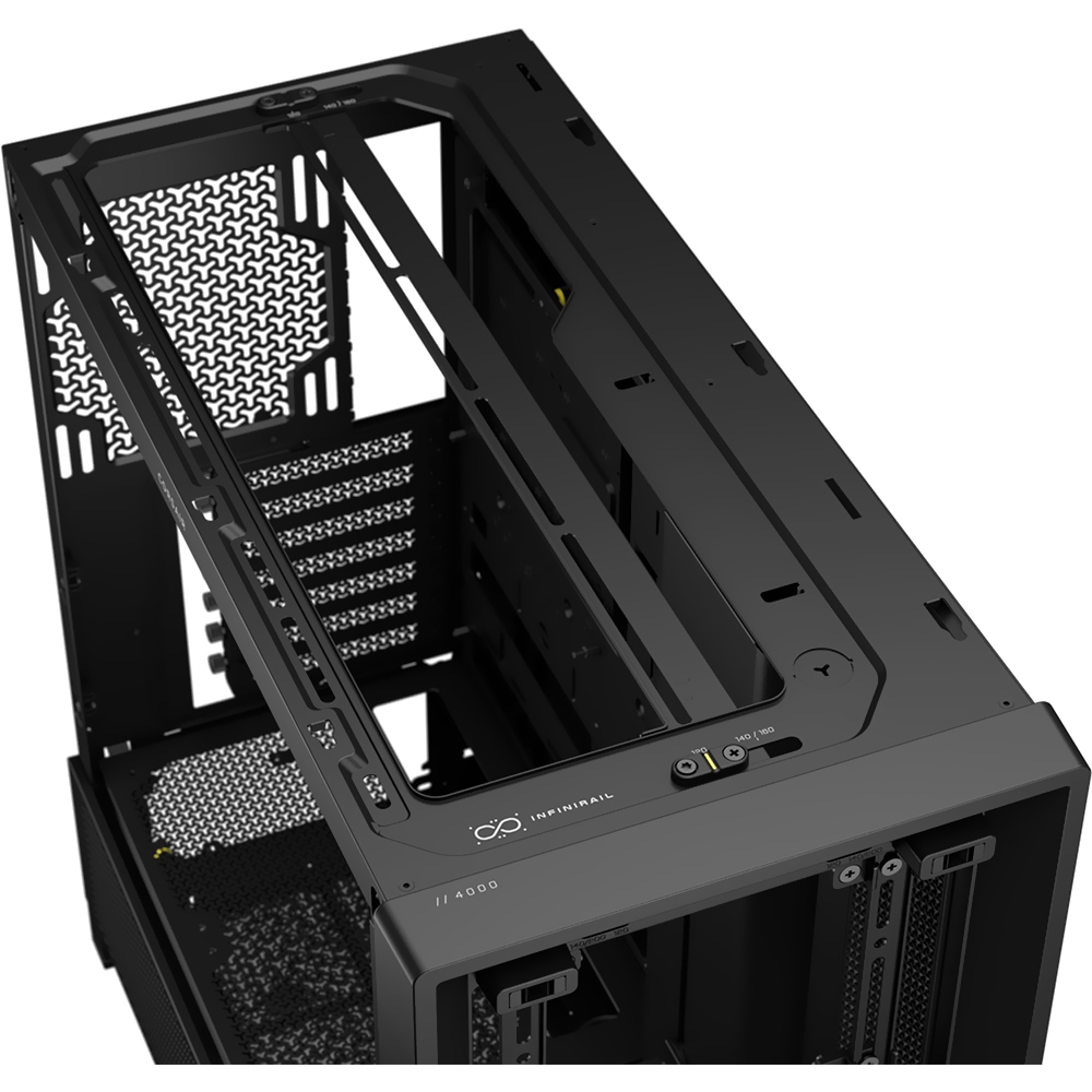 Gabinete Gamer Corsair CC-9011312-WW Frame 4000D RS Mid Tower - Preto
