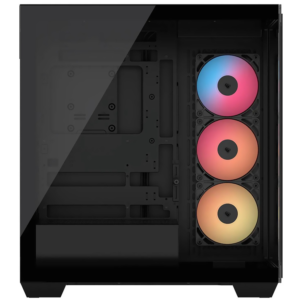 Gabinete Gamer Corsair CC-9011322-WW 3500 Series Mid Tower / 3 Cooler / ARGB - Preto