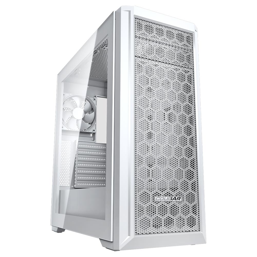 Gabinete Gamer Cougar MX330-G Pro Mid Tower / 1 Cooler - Branco