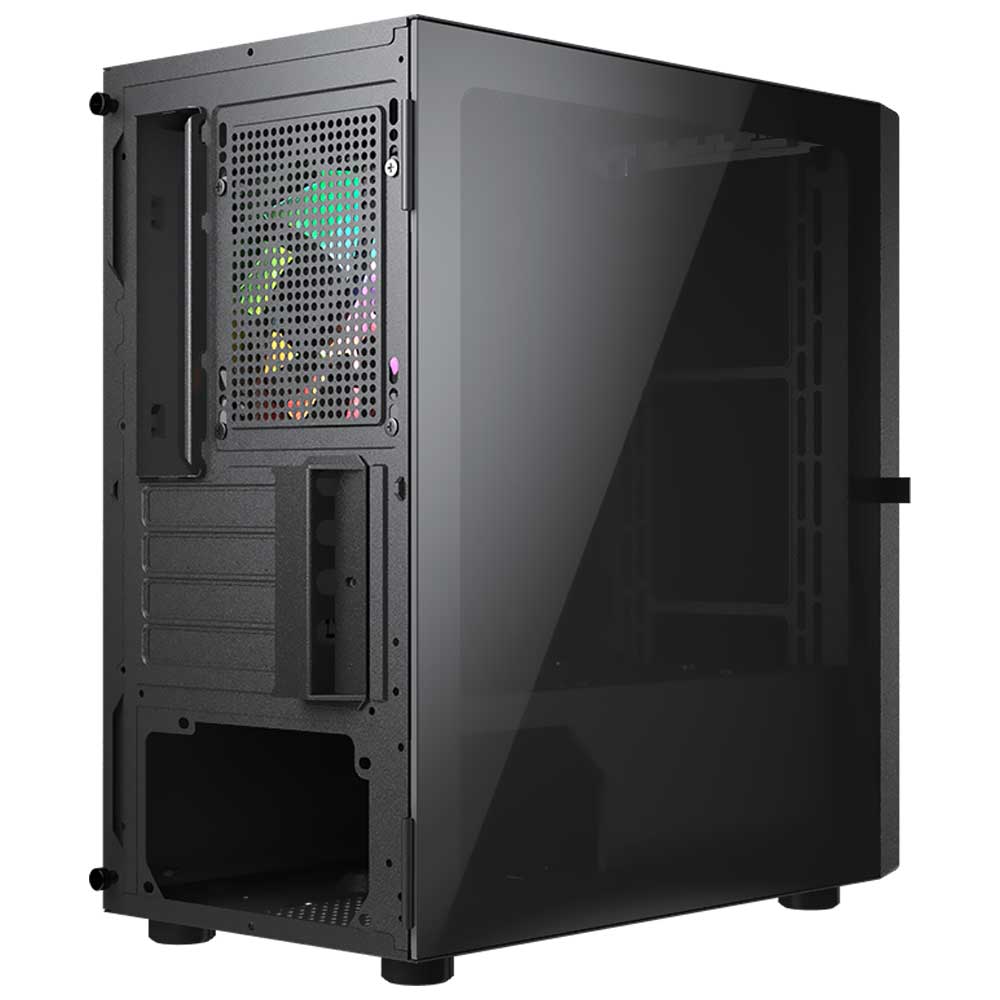 Gabinete Gamer Cougar Purity Mini Tower / 1 Cooler / RGB - Preto