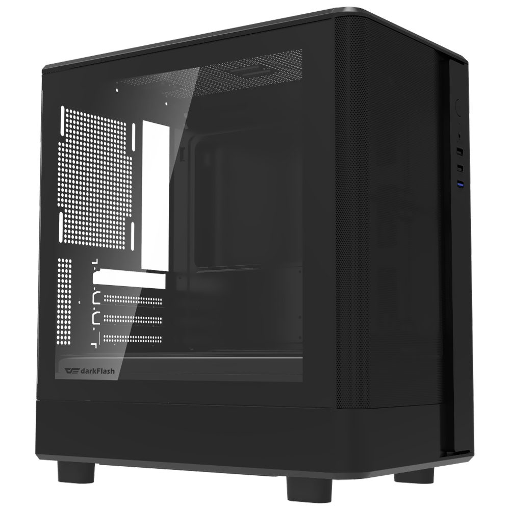 Gabinete Gamer DarkFlash DB330M Mesh Micro ATX - Preto