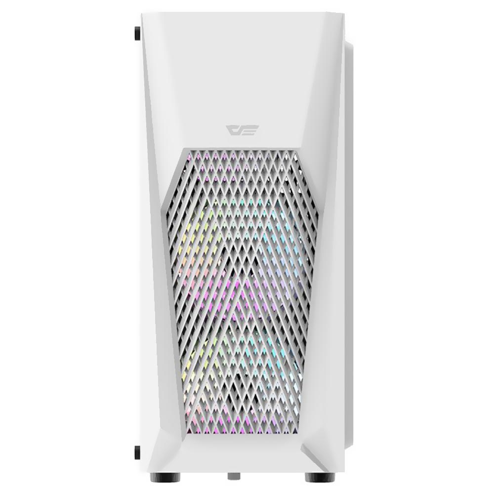 Gabinete Gamer darkFlash DK150 ATX / 3 Cooler / RGB - Branco