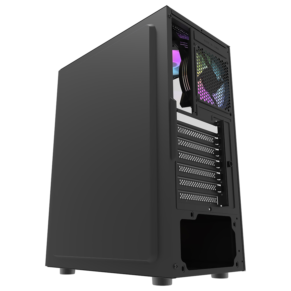 Gabinete Gamer darkFlash DK151 ATX / 3 Cooler / RGB - Preto