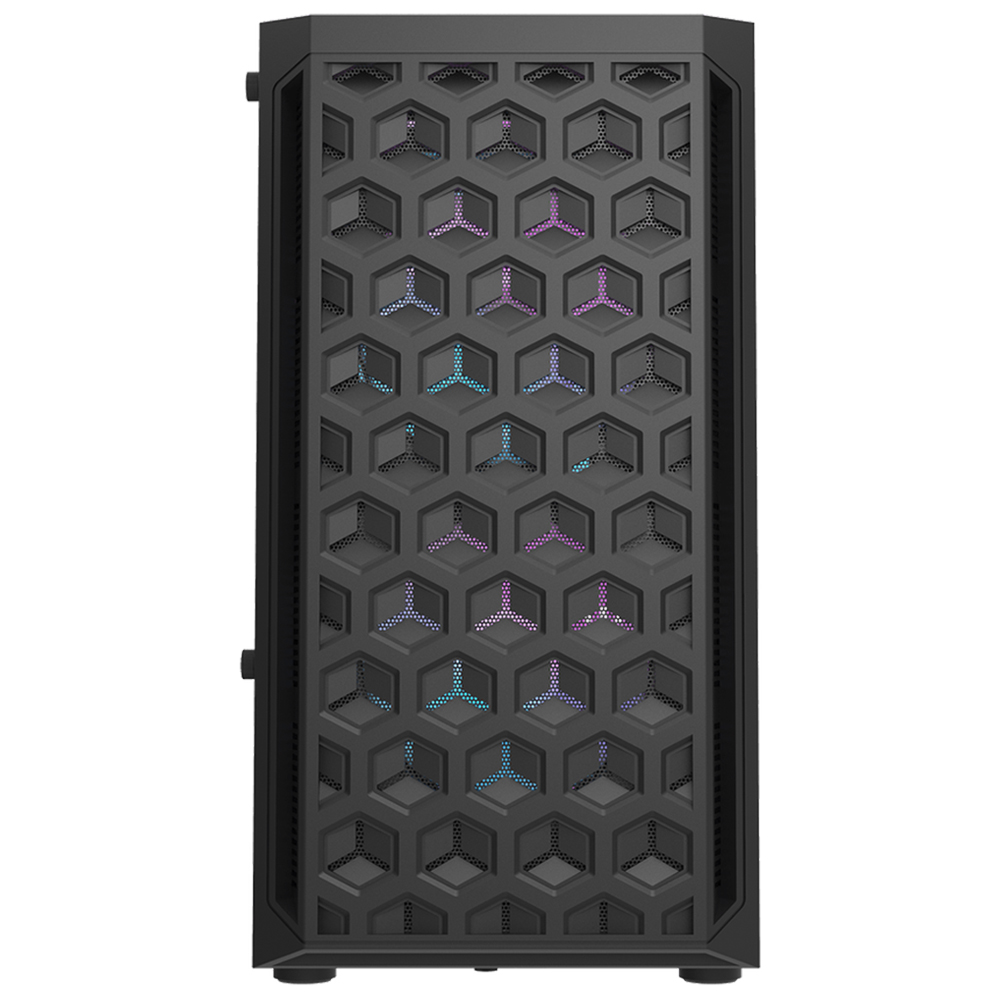 Gabinete Gamer DarkFlash DK300M Micro ATX / 3 Cooler - Preto