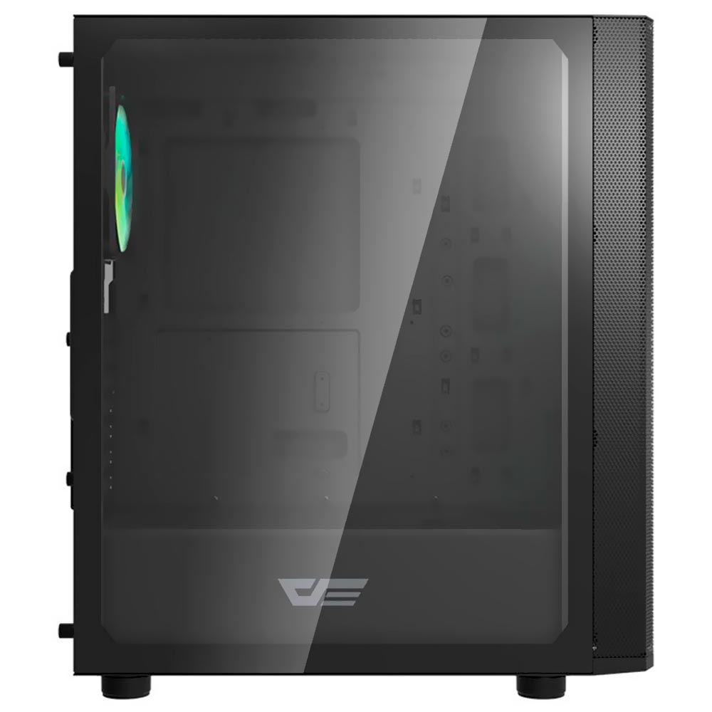 Gabinete Gamer darkFlash DK360 Mesh ATX / 3 Cooler / RGB - Preto