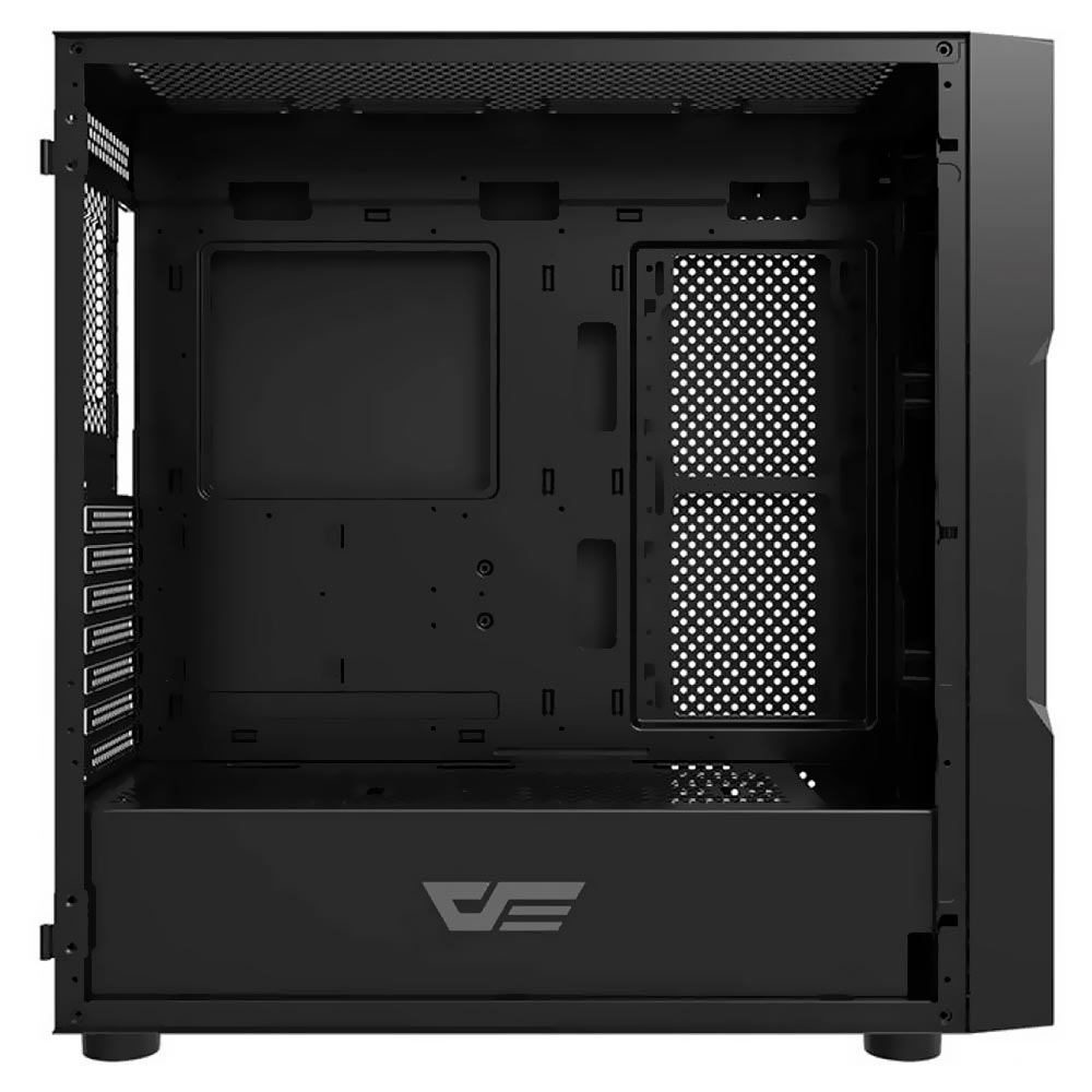 Gabinete Gamer darkFlash DK431 Glass ATX / 4 Cooler / ARGB - Preto