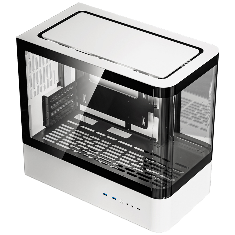 Gabinete Gamer DarkFlash HM1 Art Ultra ATX - Branco