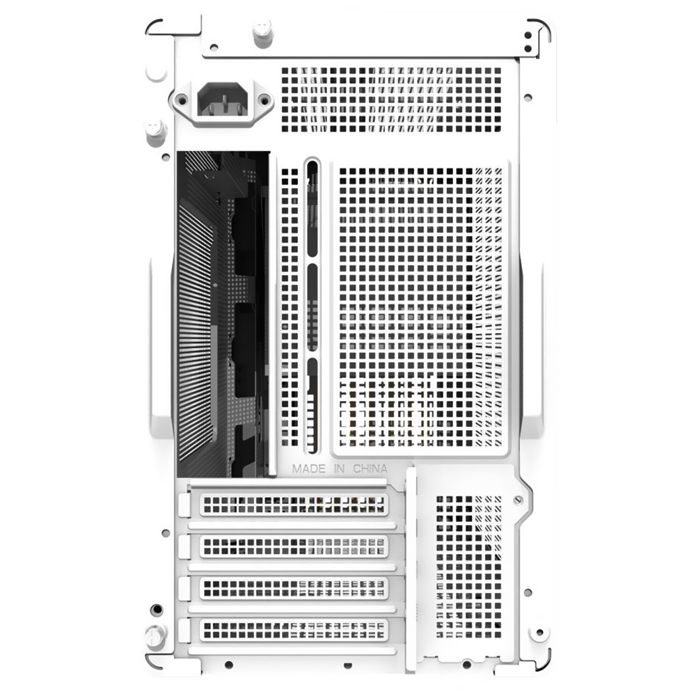Gabinete Gamer darkFlash WD200 Wood Edition Micro ATX - Branco