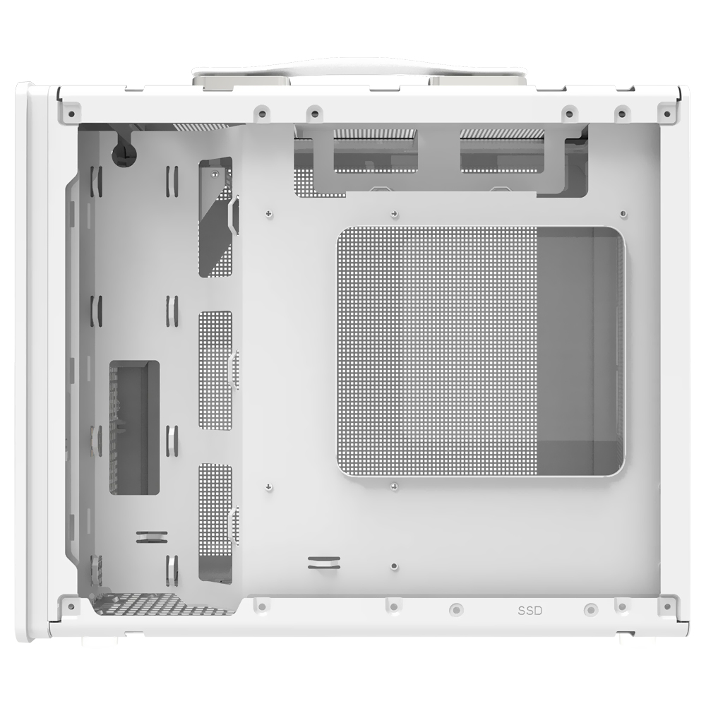 Gabinete Gamer darkFlash WD200 Wood Edition Micro ATX - Branco