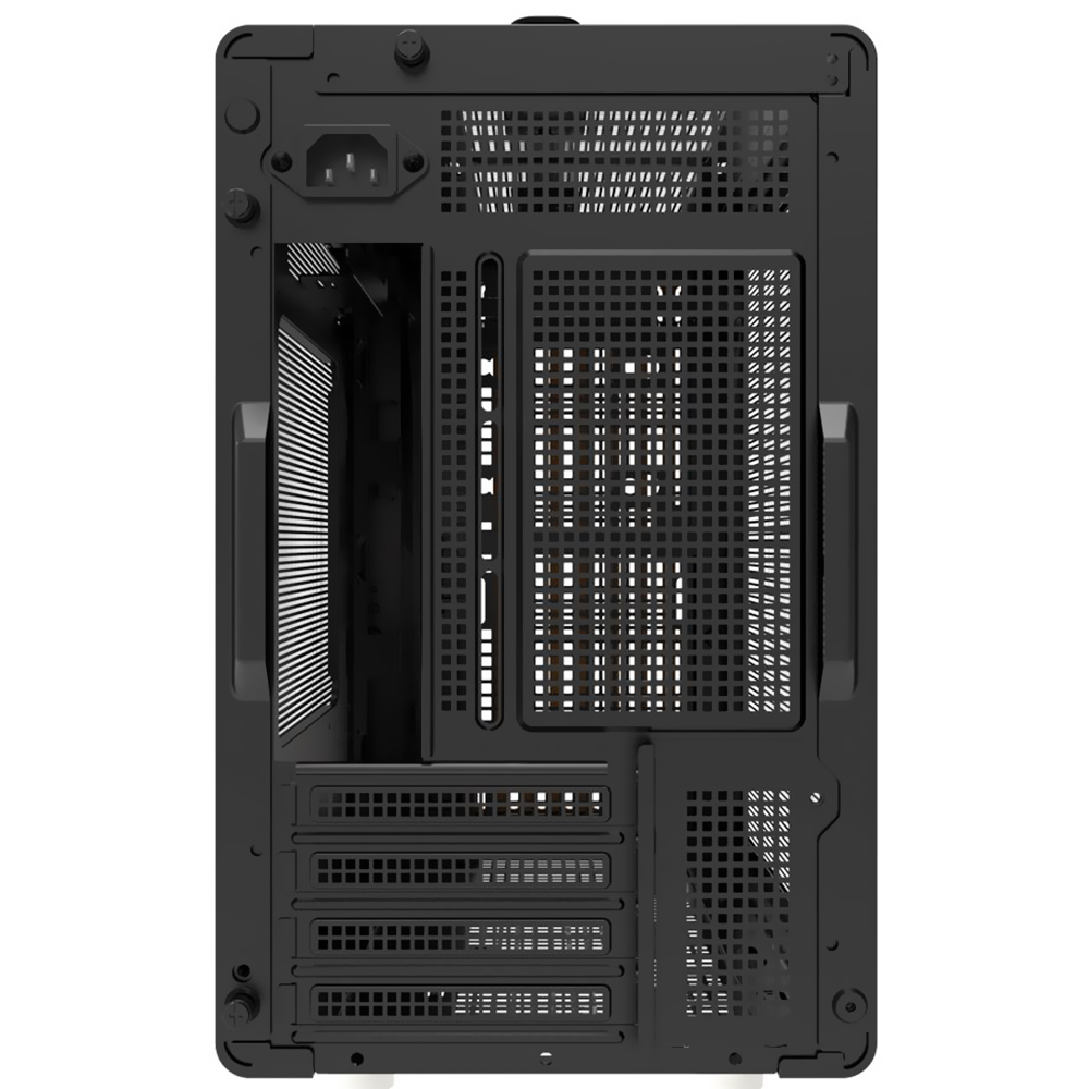 Gabinete Gamer darkFlash WD200 Wood Edition Micro ATX - Preto