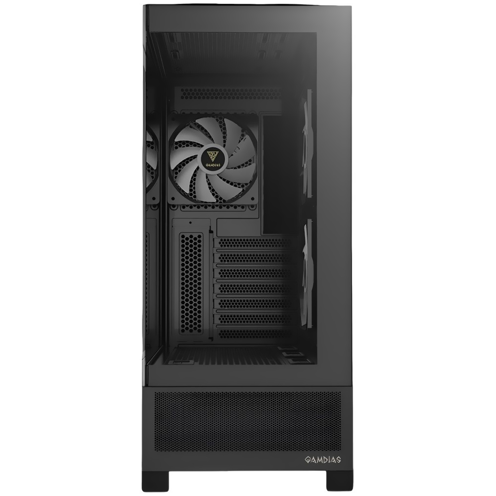 Gabinete Gamer Gamdias Atlas M1 Mid Tower / 3 Cooler / ARGB - Preto