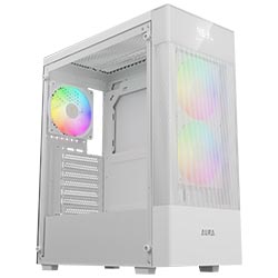GABINETE GAMER GAMDIAS AURA GC5 ELITE ARGB/WH VIDRO BRANCO - 3 COOLER ARGB - MID TOWER (GARANTIA BR)
