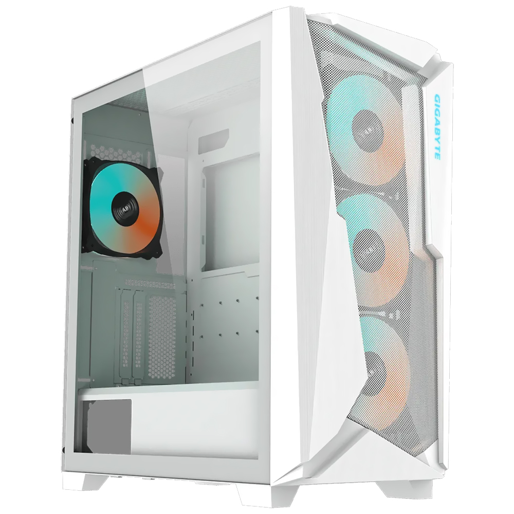 Gabinete Gamer Gigabyte GB-AC301GW E-ATX / 4 Cooler / ARGB - Branco
