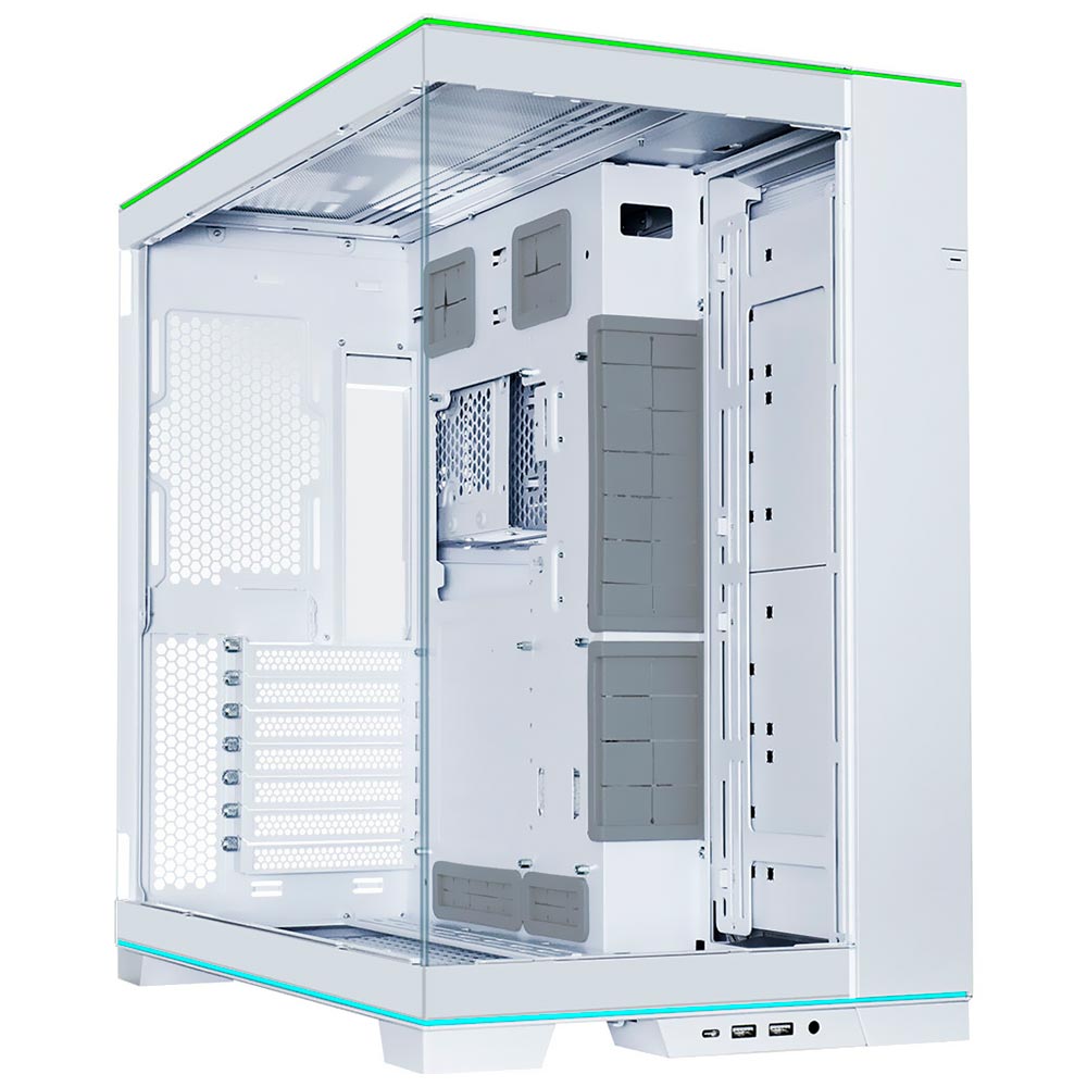 Gabinete Gamer Lian Dynamic Evo 011DERGBW Mid Tower / RGB - Branco