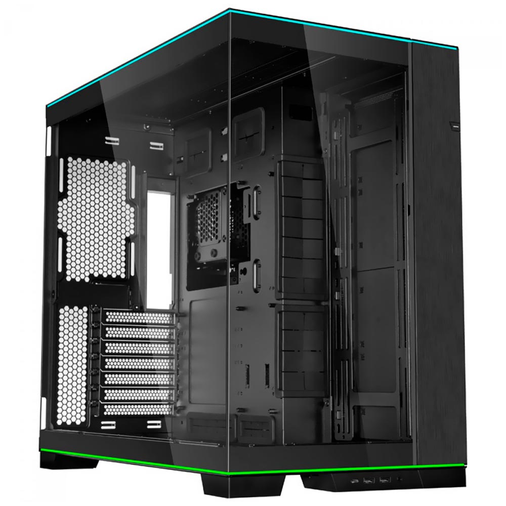 Gabinete Gamer Lian Dynamic Evo 011DERGBX Mid Tower / RGB - Preto