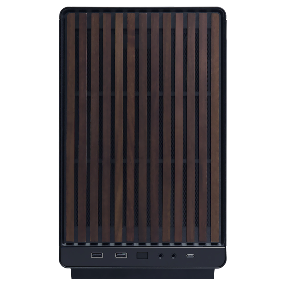 Gabinete Gamer Lian Li A3-MATX-WD Micro ATX - Preto (Edição Madeira)