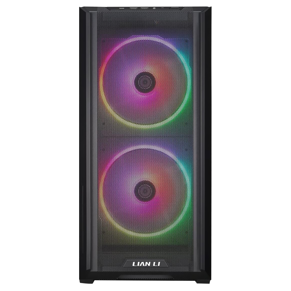 Gabinete Gamer Lian Li Lancool 216 AirFlow ATX / 2 Cooler / RGB - Preto