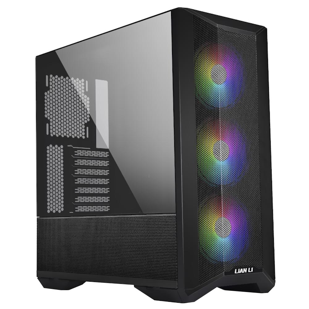 Gabinete Gamer Lian Li Lancool II Mesh C ATX / 3 Cooler / ARGB - Preto