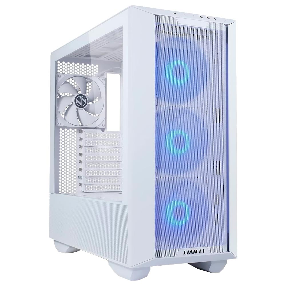 Gabinete Gamer Lian Li Lancool III ATX / 3 Cooler / ARGB - Branco