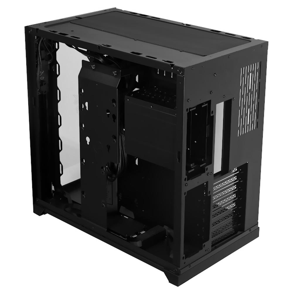 Gabinete Gamer Lian Li PC-011 Dynamic E-ATX / RGB / Razer Edition - Preto