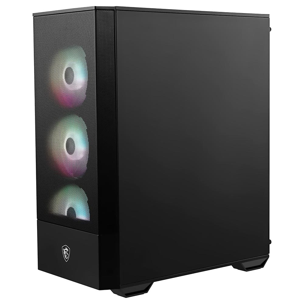 Gabinete Gamer MSI MAG Forge 112R Mid Tower / 4 Cooler / ARGB - Preto