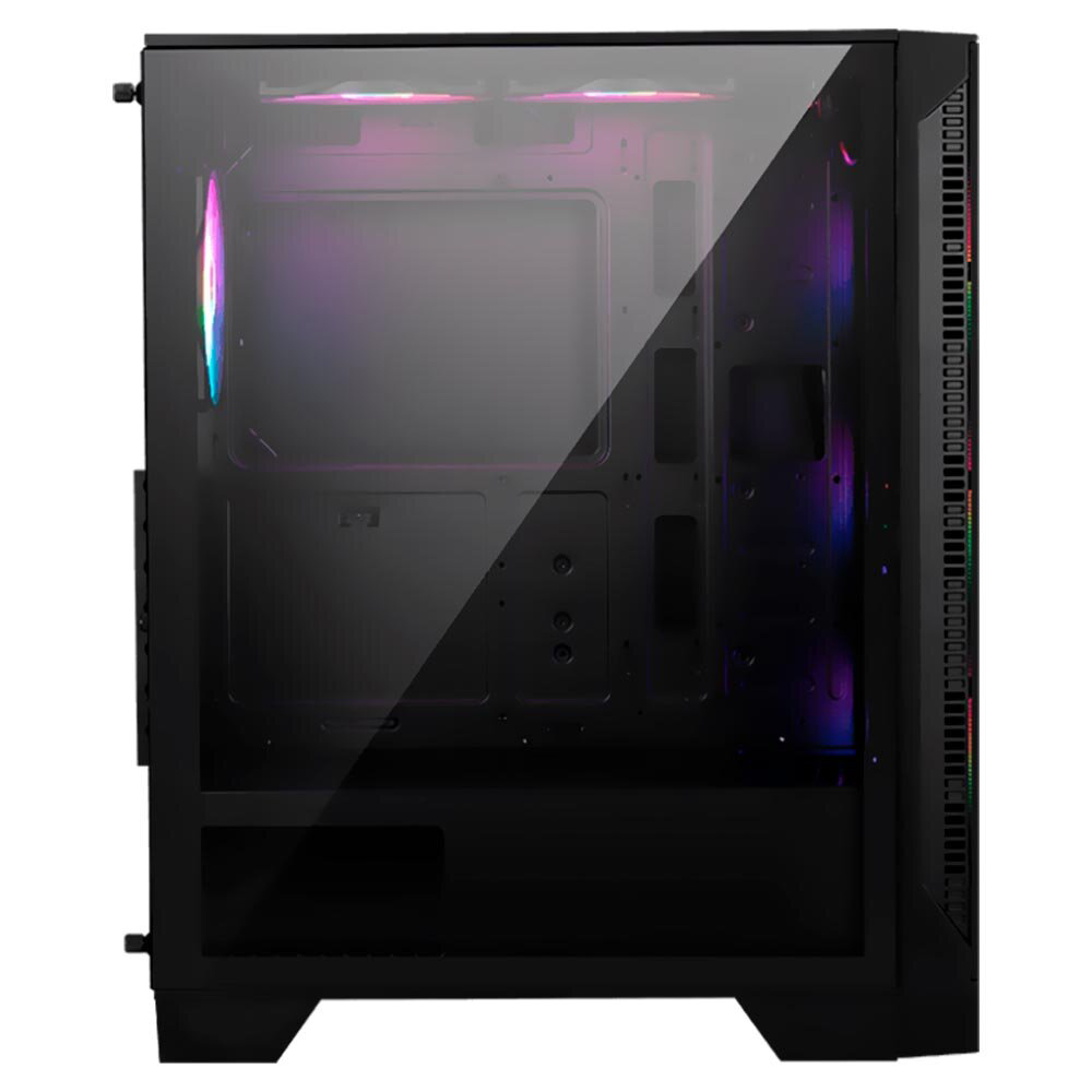 Gabinete Gamer MSI Mag Forge 120A Airflow Mid Tower / 6 Cooler / RGB - Preto