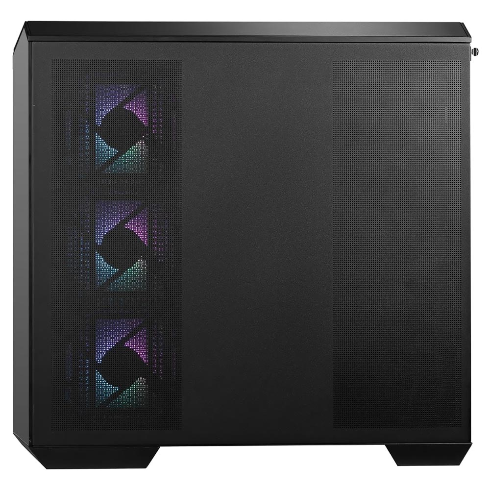 Gabinete Gamer MSI Mag Pano M100R PZ Mid Tower / 4 Cooler / ARGB - Preto