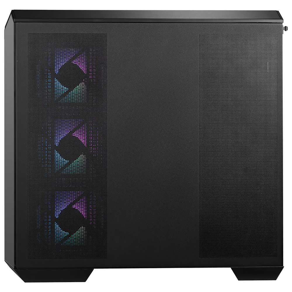 Gabinete Gamer MSI Mag Pano M110R PZ Micro ATX / 4 Cooler / ARGB - Preto