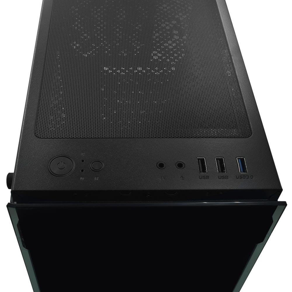 Gabinete Gamer Satellite 1301K ATX / 3 Cooler / RGB - Preto