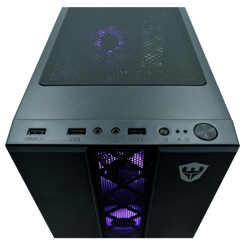 Gabinete Gamer Satellite 1400K ATX / 4 Cooler / RGB - Preto